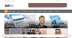 Desktop Screenshot of iogp.org